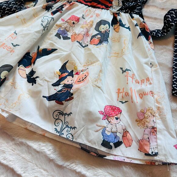 Royal Roe Boutique Halloween Vintage Style Spooktacular Dress Size 4t - Picture 2 of 7